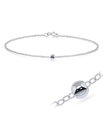 Tiny Ball Silver Bracelet BRS-451